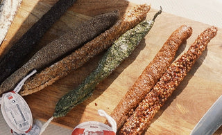 fuets sin gluten con diferentes sabores