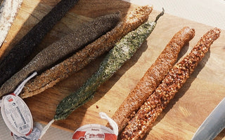 fuets sin gluten con diferentes sabores